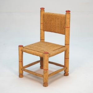 Wood and Rope Kid Chair