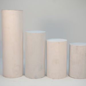 Wood Round 4 Pillar set