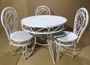 Iron Table and chair#1